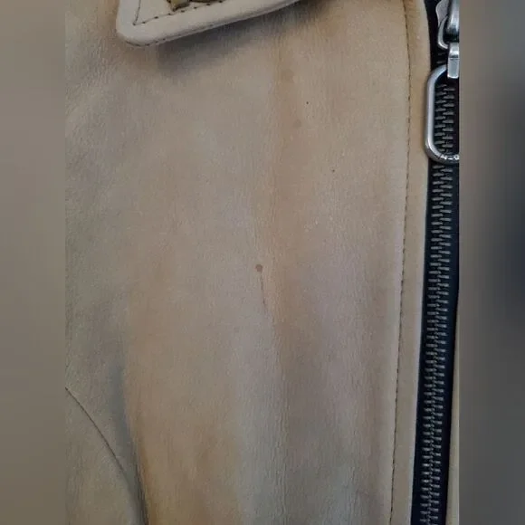 Harley Davidson *Flawed* tan leather jacket size women's XS - Picture 2 of 16